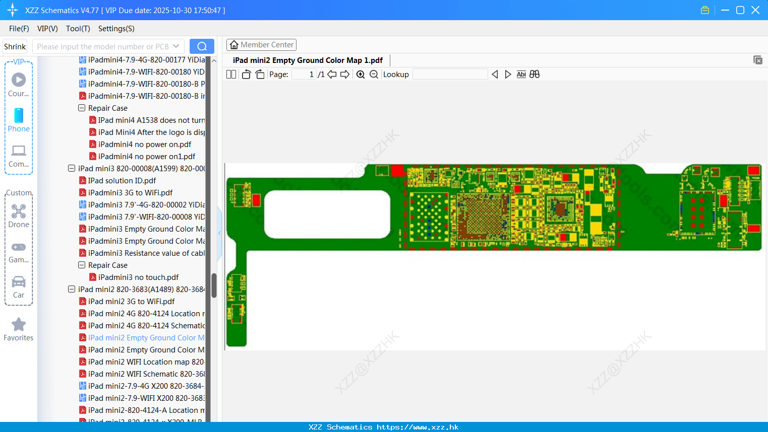 IPad Mini2 Empty Ground Color Map 1